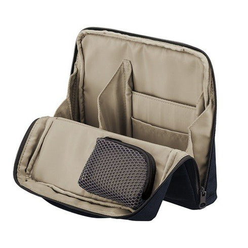 KOKUYO Haco Biz Hacobiz NAVY Bag in Bag Pen Stand Pen Case Pencil Case | HB11B 8.46 X 1.77 X 7.28 Inches