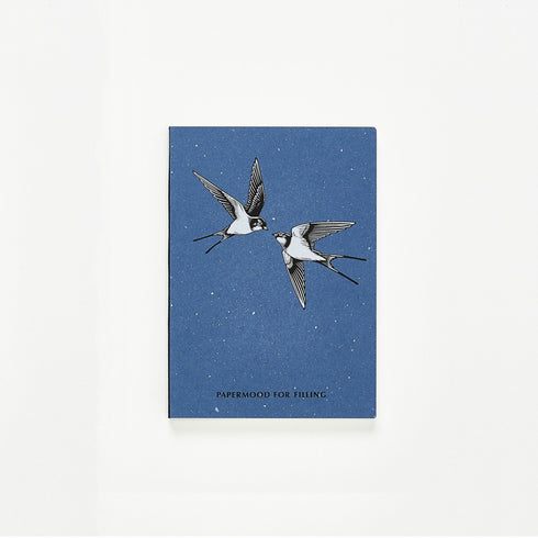 Papermood B6 Tomoe River BLANK Undated Softcover Silver Foil Notebook Planner Journal | BLANK 68gsm