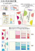 Kamio Japan Watercolor Color BLUE Sample Book Sticky Notes | 135 Sheets Washi Paper