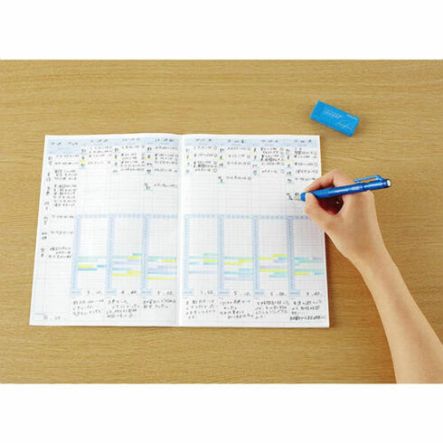 Kokuyo A5 Campus PINK WEEKLY Undated Study Planner Notebook | 28 Sheets Eco-Friendly Wood-Free Paper Y82MW