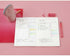 Kokuyo B5 Campus PINK DAILY Undated Study Planner Notebook | 32 Sheets Eco-Friendly Wood-Free Paper Y80MD