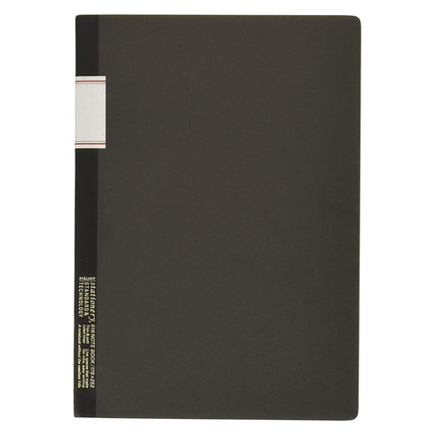 Stalogy B5 BLACK 7mm RULED College Ruled Notebook | B5 34 Pages S4010