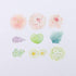 RANUNCULUS BOUQUET | Bande Washi Tape Masking Tape Sticker Roll Roses BDA273 200 Stickers
