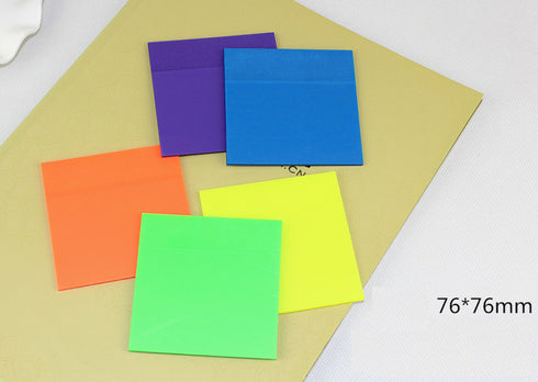 Translucent Transparent PET COLOR Vellum Sticky Notes | 3 X 3 30 sheets