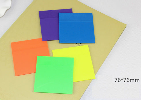 Translucent Transparent PET PLAIN Vellum Sticky Notes | Plain 2.75 X 3.74 50 sheets