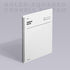 MOTEMOTE White SPRING Book Notebook Cornell Ruled 5mm Grid 100 Pages | 258mm x 158mm- USA Located!