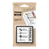 Midori Square Paintable Stamp Re-Inkable Self-Inking Stamp | FRAGILE Tan Package