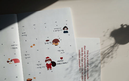 Suatelier Sonia PVC Transparent Stickers 1115 | Merry Hodoo Christmas Holiday Stickers