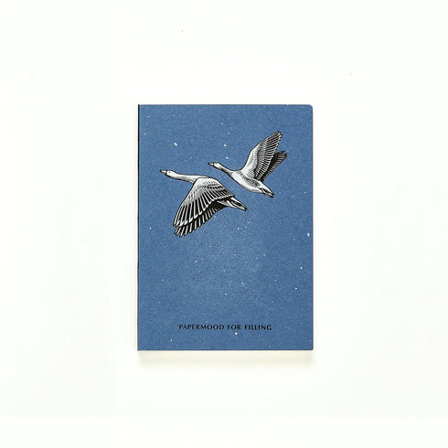 Papermood B6 Tomoe River BLANK Undated Softcover Silver Foil Notebook Planner Journal | BLANK 68gsm