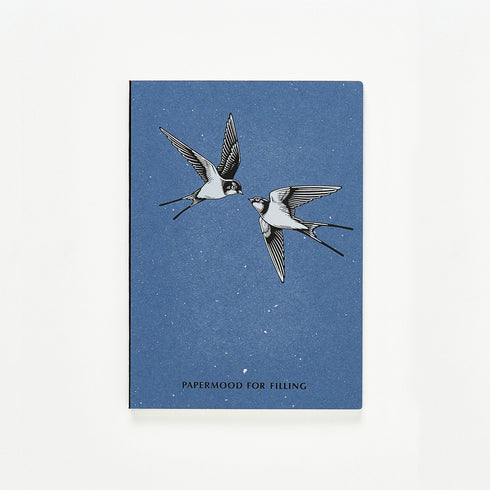 Papermood B6 Tomoe River BLANK Undated Softcover Silver Foil Notebook Planner Journal | BLANK 68gsm