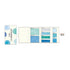 Kamio Japan Watercolor Color PINK Sample Book Sticky Notes | 135 Sheets Washi Paper