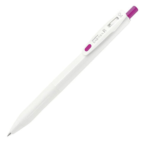 Zebra Sarasa "R" Rich MAGENTA 0.4mm Push Clip Gel Pen Super Saturated Ink | JJS29-R1