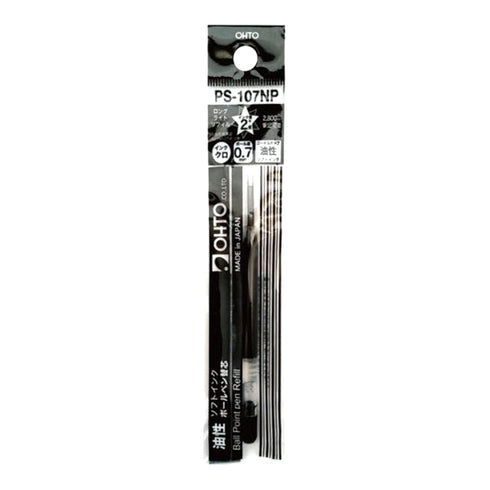 OHTO Needle Point Horizon Ballpoint Pen Refill PS-107NP 0.7mm | Black