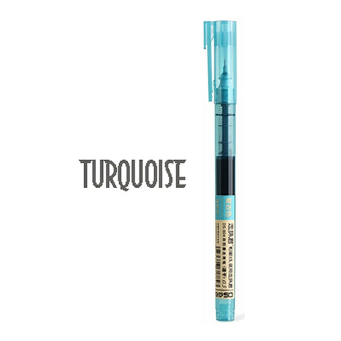 Dianshi TURQUOISE Stone Series Saturated Ink Large Capacity Gel Pen 0.5mm | DS904 Highly Recommend