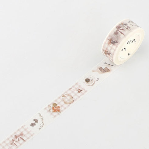 BGM Life Coffee Chocolate Cappuccino Latte Washi Tape