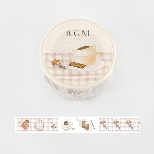 BGM Life Coffee Chocolate Cappuccino Latte Washi Tape