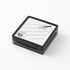 Midori Square Paintable Stamp Re-Inkable Self-Inking Stamp | STATIONERY JOT LIST Blue Package