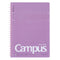 Kokuyo A5 Soft Ring VIOLET SUMMER Edition Notebook Dotted Line 6 mm Rule | 50 Sheets S131BT