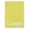 Kokuyo A5 Soft Ring YELLOW SUMMER Edition Notebook Dotted Line 6 mm Rule | 50 Sheets S131BT