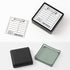 Midori Square Paintable Stamp Re-Inkable Self-Inking Stamp | MONEY TRACKING Ledger Receipt Blue Package