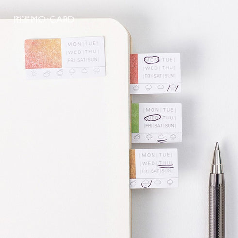 Premium Die-Cut Weather Frames Weather Tracking Daily Weather | 45 Stickers