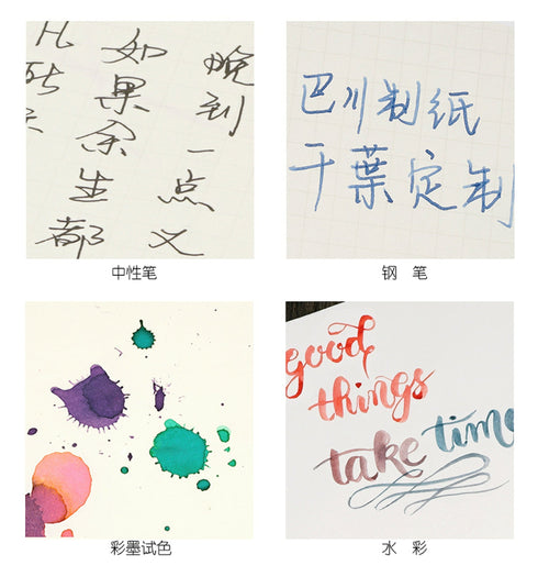 Chiba Stationery A6 Tomoe River Paper WEEKLY INSERT "A" 52gsm Planner Notebook Journal | 40 Pages 170mm X 95mm