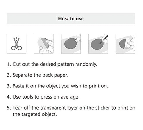 MU Lifestyle Print-On Stickers Rub-On Stickers Transfer Stickers Translucent Stickers 080 | Do What You Love Crafting Hobbies Gardening