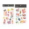 MU Lifestyle Print-On Stickers Rub -On Stickers Transfer Stickers Translucent Stickers 132 | Earth Tones Watercolor Spots