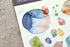 MU Lifestyle Print-On Stickers Rub -On Stickers Transfer Stickers Translucent Stickers 133 | Jewel Tones Watercolor Spots