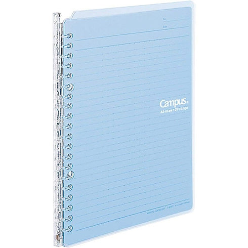 Kokuyo A5 Campus DARK PINK Smart Ring Binder 20 Rings Notebook | 25 Sheets Capacity SP130