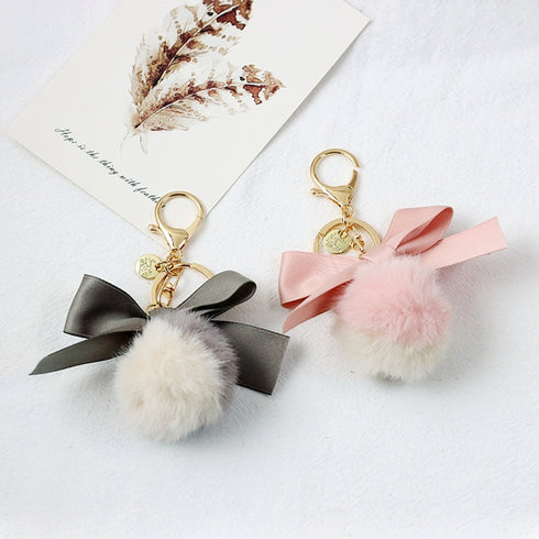 GRAY SATIN Planner Charm Purse Charm Bag Charm Pom Pom Charm Pompom Charm | 2.2 X 3 Inches