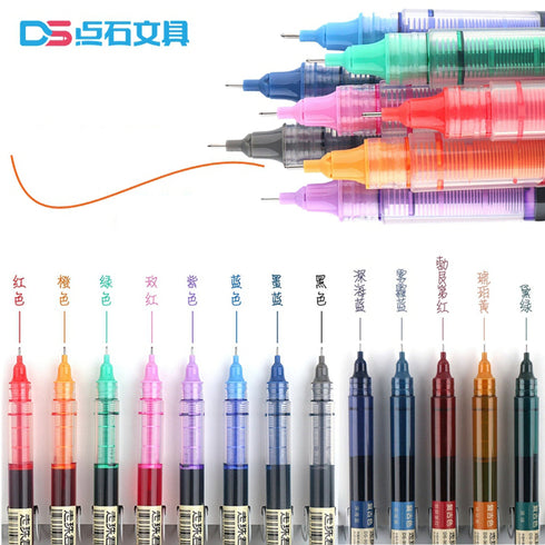 Dianshi TURQUOISE Stone Series Saturated Ink Large Capacity Gel Pen 0.5mm | DS904 Highly Recommend