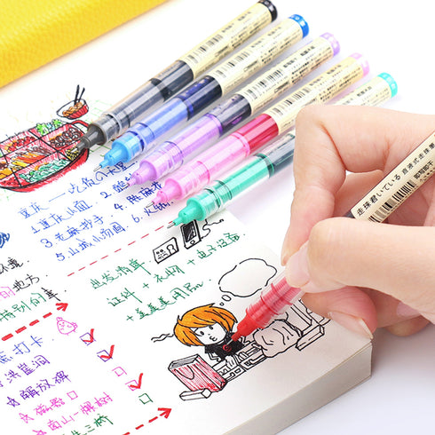 Dianshi AVOCADO GREEN Stone Series Saturated Ink Large Capacity Gel Pen 0.5mm | DS904 Highly Recommend