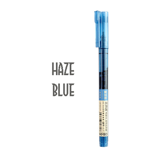 Dianshi HAZE BLUE Stone Series Saturated Ink Large Capacity Gel Pen 0.5mm | DS904 Highly Recommend