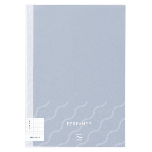 Kokuyo A5 PERPANEP 3mm GRID Lay Flat Sarasara Paper Notebook Forest Certified Paper Eco-Friendly | 60 Sheets PER-MS106S3M