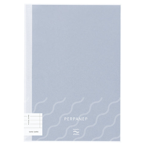Kokuyo A5 PERPANEP 6mm STENO Ruled Lay Flat Sarasara Paper Notebook Forest Certified Paper Eco-Friendly | 60 Sheets PER-MS106CBM