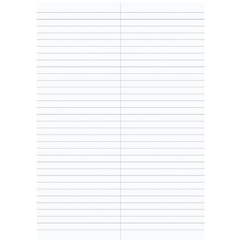 Kokuyo A5 PERPANEP 6mm STENO Ruled Lay Flat Sarasara Paper Notebook Forest Certified Paper Eco-Friendly | 60 Sheets PER-MS106CBM