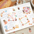 BGM Premium Die-Cut Flake Sunny Café Coffee Tea Pastry Coffee Bar Gold Foil Stickers | DG011