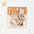 BGM Premium Die-Cut Flake Sunny Café Coffee Tea Pastry Coffee Bar Gold Foil Stickers | DG011