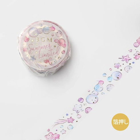 BGM Dream Soap Bubbles Washi Tape