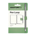 Leuchtturm 1917 Muted Colors SAGE GREEN Fabric Pen Loop | Self-Adhesive