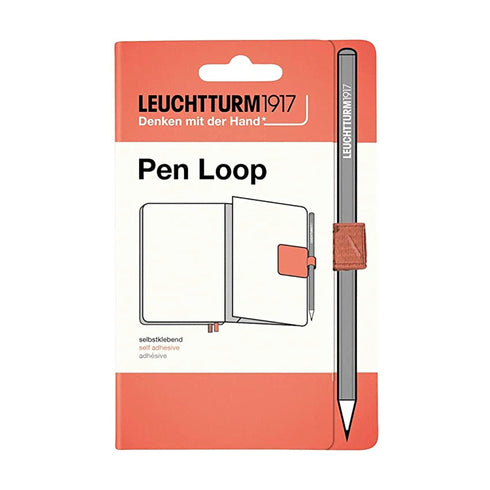 Leuchtturm 1917 Muted Colors DENIM BLUE Fabric Pen Loop | Self-Adhesive