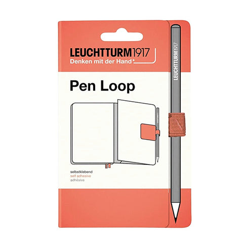 Leuchtturm 1917 Muted Colors SAGE GREEN Fabric Pen Loop | Self-Adhesive