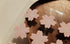 Suatelier Sonia PVC Transparent Stickers WHITE 1668-65 | Felt Cherry Blossom Sakura Blossom