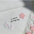 Suatelier Sonia PVC Transparent Stickers PINK 1669-65 | Felt Cherry Blossom Sakura Blossom