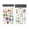 MU Lifestyle Print-On Stickers Rub -On Stickers Transfer Stickers Translucent Stickers 128 | All Secrets Library Books Calligraphy Cartouche