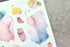 MU Lifestyle Print-On Stickers Rub -On Stickers Transfer Stickers Translucent Stickers 132 | Earth Tones Watercolor Spots