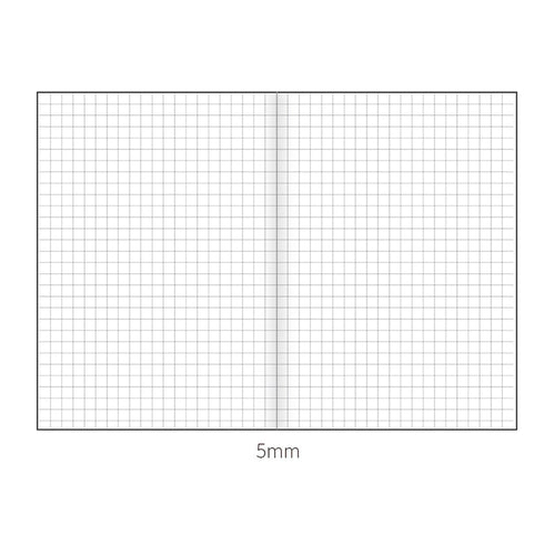 Chiba Stationery A5 Tomoe River Paper 5mm GRID 52gsm Planner Notebook Journal | 416 Pages