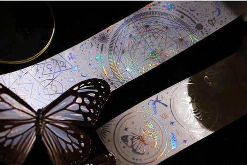 Vientiane IRIDESCENT FOIL Butterfly Insect Bugs Rainbow Foil Metallic Foil Washi Tape