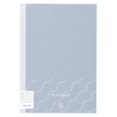Kokuyo A5 PERPANEP 4mm GRID Lay Flat Sarasara Paper Notebook Forest Certified Paper Eco-Friendly | 60 Sheets PER-MS106S4M